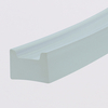 Square-Profile polyurethane 88 Shore A transparent smooth for french fries industry